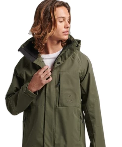 Acheter 😀 Mode- Lifestyle Homme Superdry Veste Imperméable Superdry Xpd VERT 😉