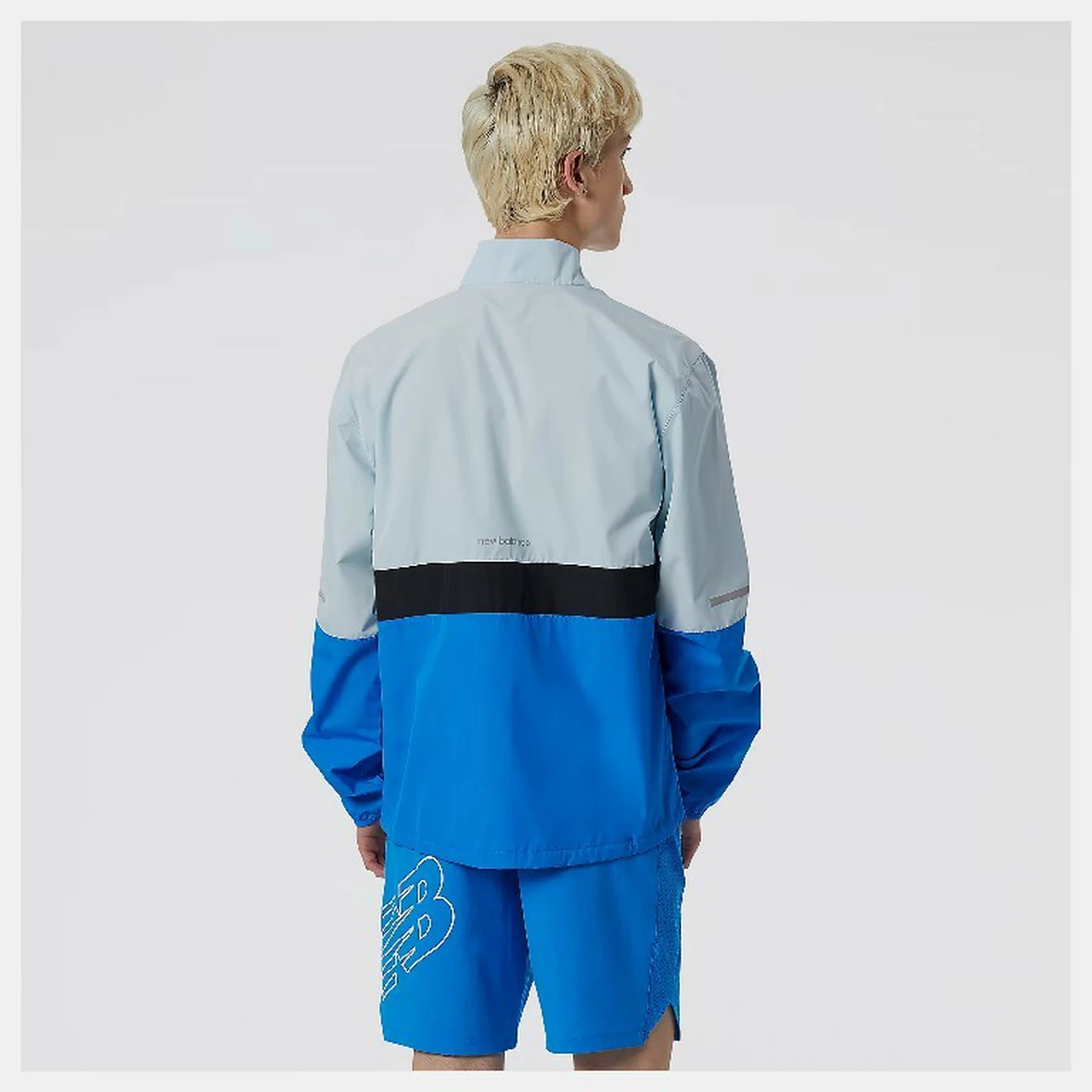 Bon marché 😀 Mode- Lifestyle Homme New Balance Coupe Vent New Balance Accelerate BLEU 🛒 3 Bon marché 😀 Mode- Lifestyle Homme New Balance Coupe Vent New Balance Accelerate BLEU 🛒 – Image 3