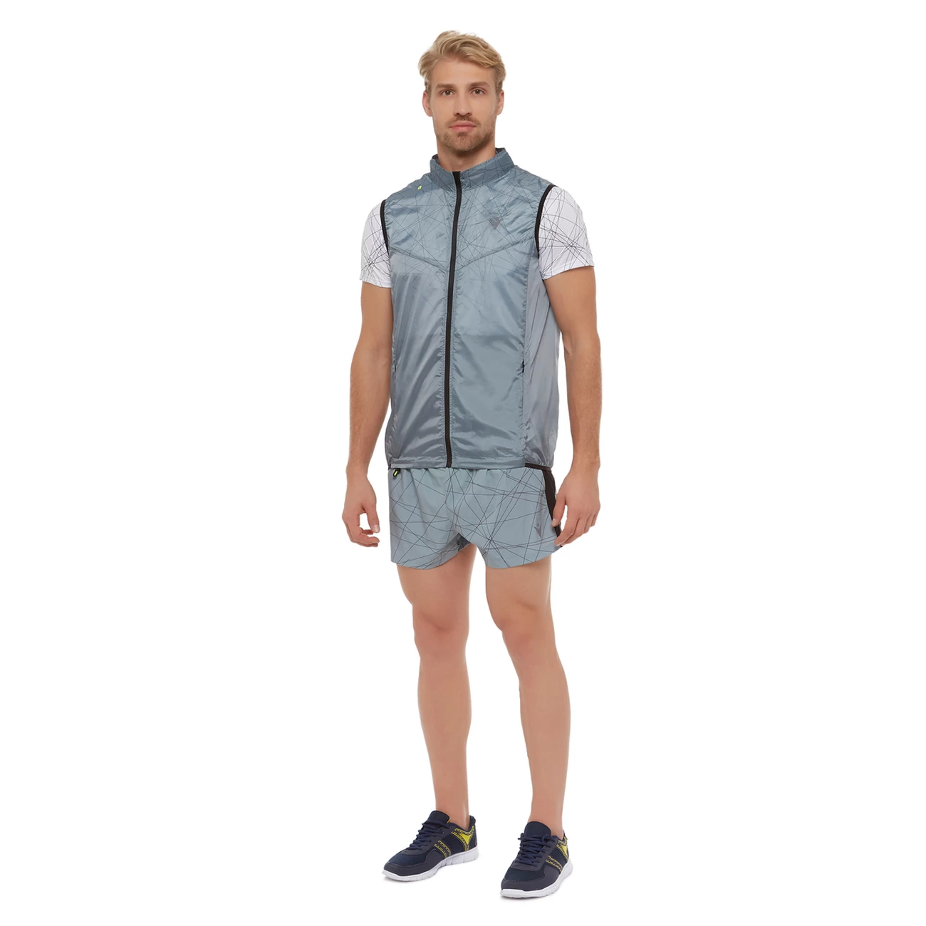 Meilleure vente 🌟 Course A Pied Homme Macron Coupe-vent Sans Manches Macron Running Dennis GRIS 🤩 2 Meilleure vente 🌟 Course A Pied Homme Macron Coupe-vent Sans Manches Macron Running Dennis GRIS 🤩 – Image 2