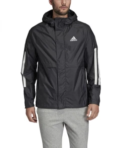 Meilleure vente 🎁 Randonnee Pedestre Homme Adidas Coupe-vent Adidas Bsc 3-stripes Wind Ready BEIGE ❤️