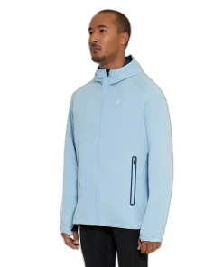 Remise ⌛ Course A Pied Homme Macron Veste Imperméable Macron Fcc Caleb BLEU ⭐