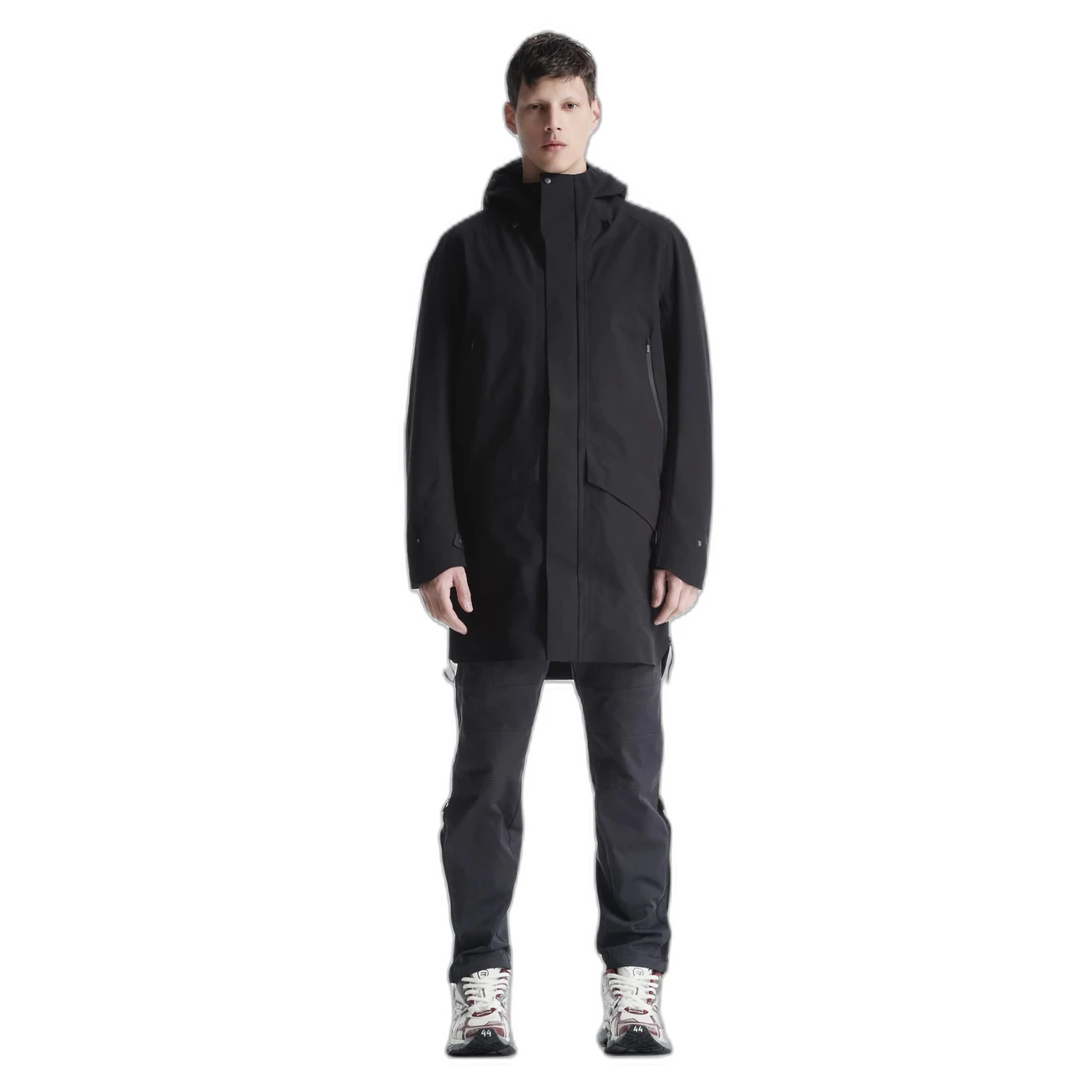 Budget 🎉 Mode- Lifestyle Homme Krakatau Veste Zippée Imperméable Krakatau Mishima NOIR ❤️ 3 Budget 🎉 Mode- Lifestyle Homme Krakatau Veste Zippée Imperméable Krakatau Mishima NOIR ❤️ – Image 3