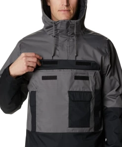 Sortie ❤️ Randonnee Pedestre Homme Columbia Veste Imperméable Columbia Buckhollow Insulated GRIS 🌟