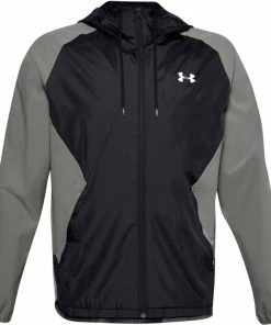 Offres 🤩 Veste UNDER ARMOUR STRETCH-WOVEN HOODED JACKET 🔔