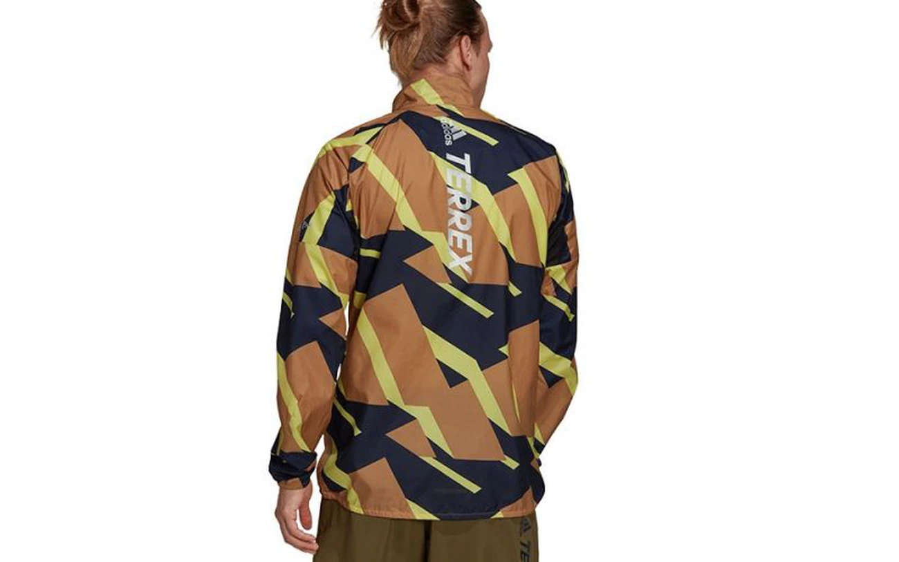 Remise 🔥 Course A Pied Homme Adidas Veste Coupe-vent Adidas Terrex Parley Agravic MARRON ❤️ 6 Remise 🔥 Course A Pied Homme Adidas Veste Coupe-vent Adidas Terrex Parley Agravic MARRON ❤️ – Image 6