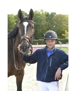 Offres ✔️ Equitation Homme Pro Series Veste Imperméable Pro Series Canter BLEU ⭐