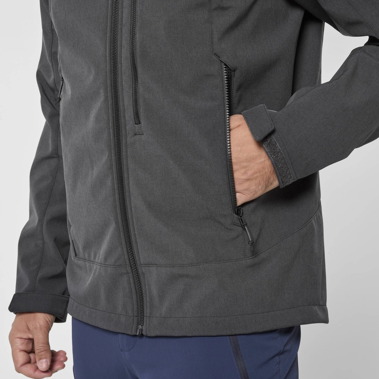 De gros 🎁 Randonnée Homme Millet Track Hoddie GRIS 🤩 2 De gros 🎁 Randonnée Homme Millet Track Hoddie GRIS 🤩 – Image 2