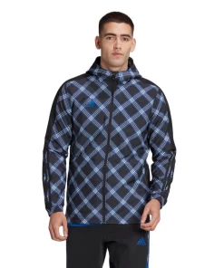 Grosses soldes 🎁 Football Homme Adidas Veste Imperméable Adidas Tiro NOIR ❤️