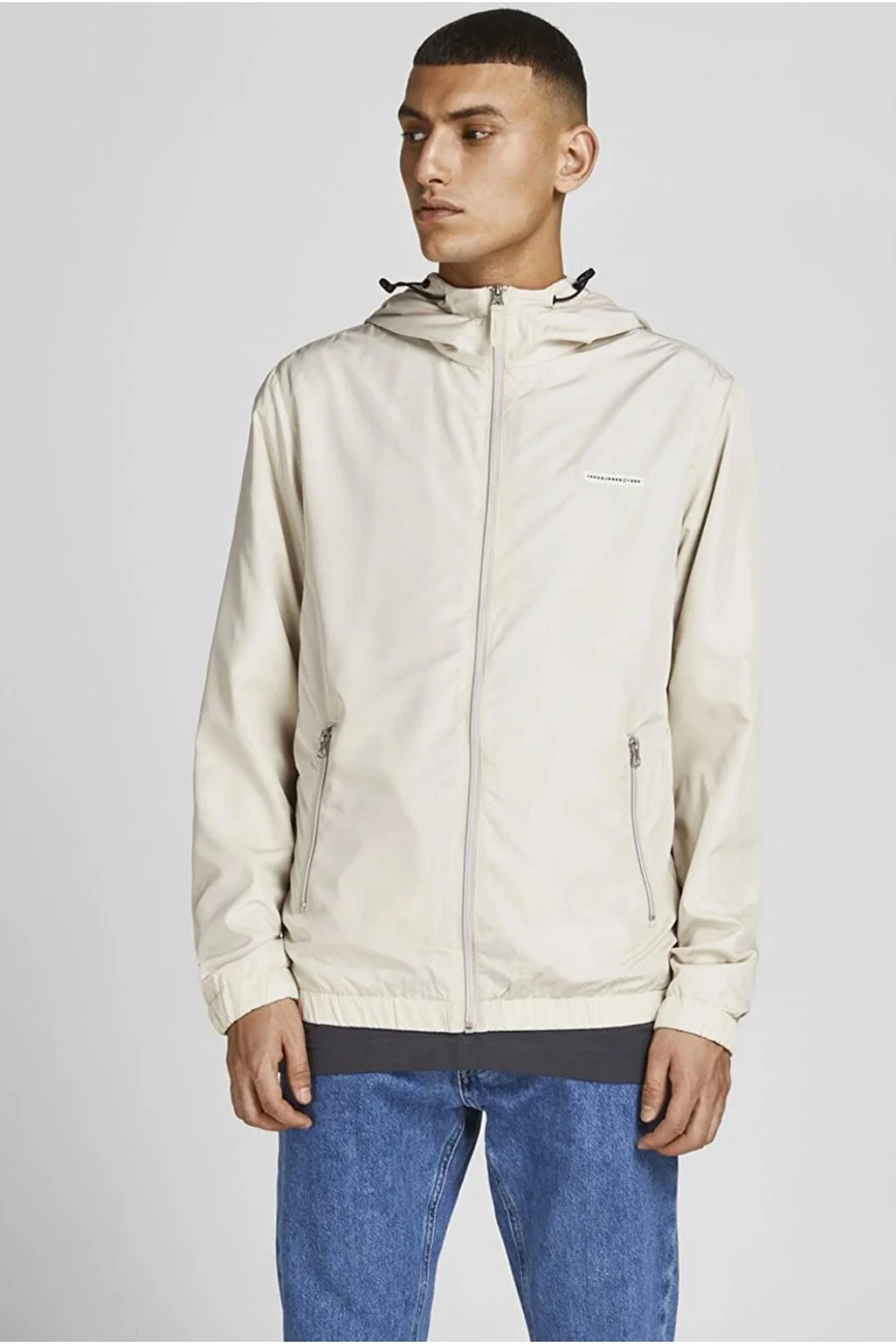 Le moins cher 🧨 Loisirs Homme Jack And Jones Blouson Léger À Capuche - Jack & Jones - Homme BEIGE 😍 4 Le moins cher 🧨 Loisirs Homme Jack And Jones Blouson Léger À Capuche - Jack & Jones - Homme BEIGE 😍 – Image 4