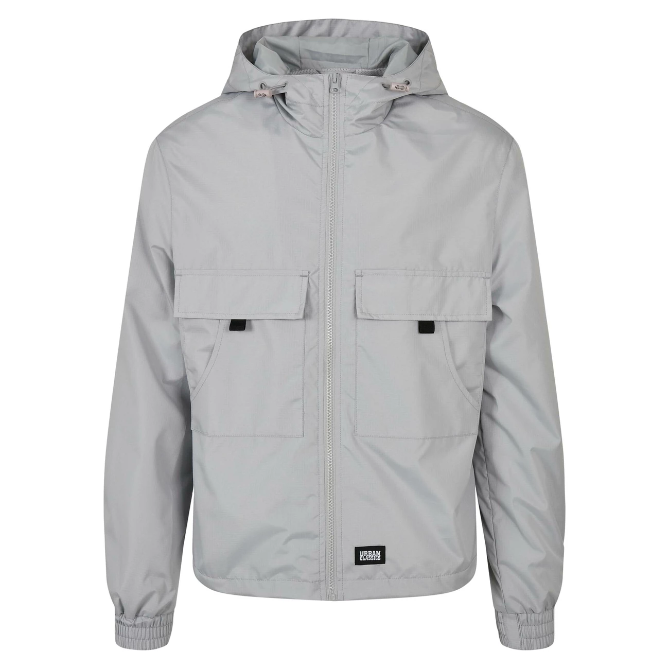 Meilleure vente 🌟 Mode- Lifestyle Homme Urban Classics Veste Imperméable D'été Courte Urban Classics GRIS 👍 2 Meilleure vente 🌟 Mode- Lifestyle Homme Urban Classics Veste Imperméable D'été Courte Urban Classics GRIS 👍 – Image 2
