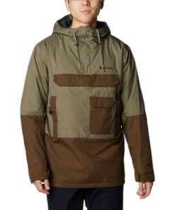 Remise 😀 Randonnee Pedestre Homme Columbia Veste Imperméable Columbia Buckhollow Insulated VERT 🎁