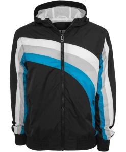 Le moins cher 🧨 Mode- Lifestyle Homme Urban Classics Coupe Vent Urban Classic Racing NOIR 👍