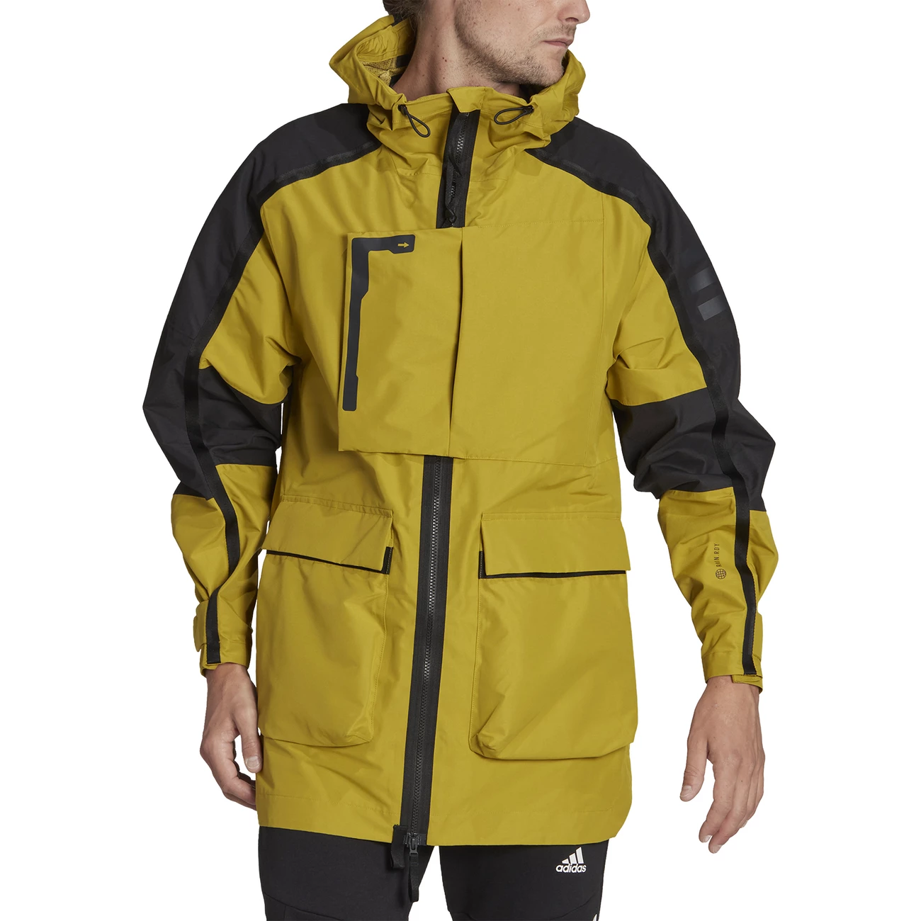Grosses soldes 🔔 Randonnee Pedestre Homme Adidas Veste Imperméable Adidas Terrex Xploric City VERT ✔️ 2 Grosses soldes 🔔 Randonnee Pedestre Homme Adidas Veste Imperméable Adidas Terrex Xploric City VERT ✔️ – Image 2