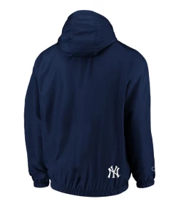Remise 🌟 Mode- Lifestyle Homme New York Yankees Veste Coupe-vent Marine Homme Mlb Ny Yankees BLEU 😉