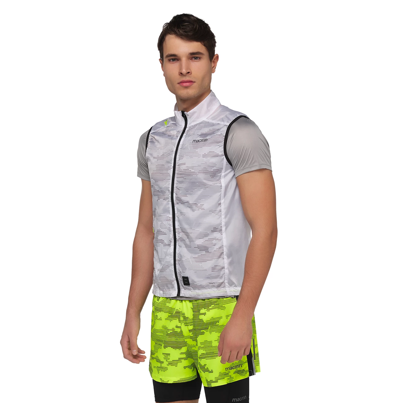 Grosses soldes 👍 Course A Pied Homme Macron Coupe-vent Macron Sbj Chinook Mitch Printed BLANC 🎉 3 Grosses soldes 👍 Course A Pied Homme Macron Coupe-vent Macron Sbj Chinook Mitch Printed BLANC 🎉 – Image 3