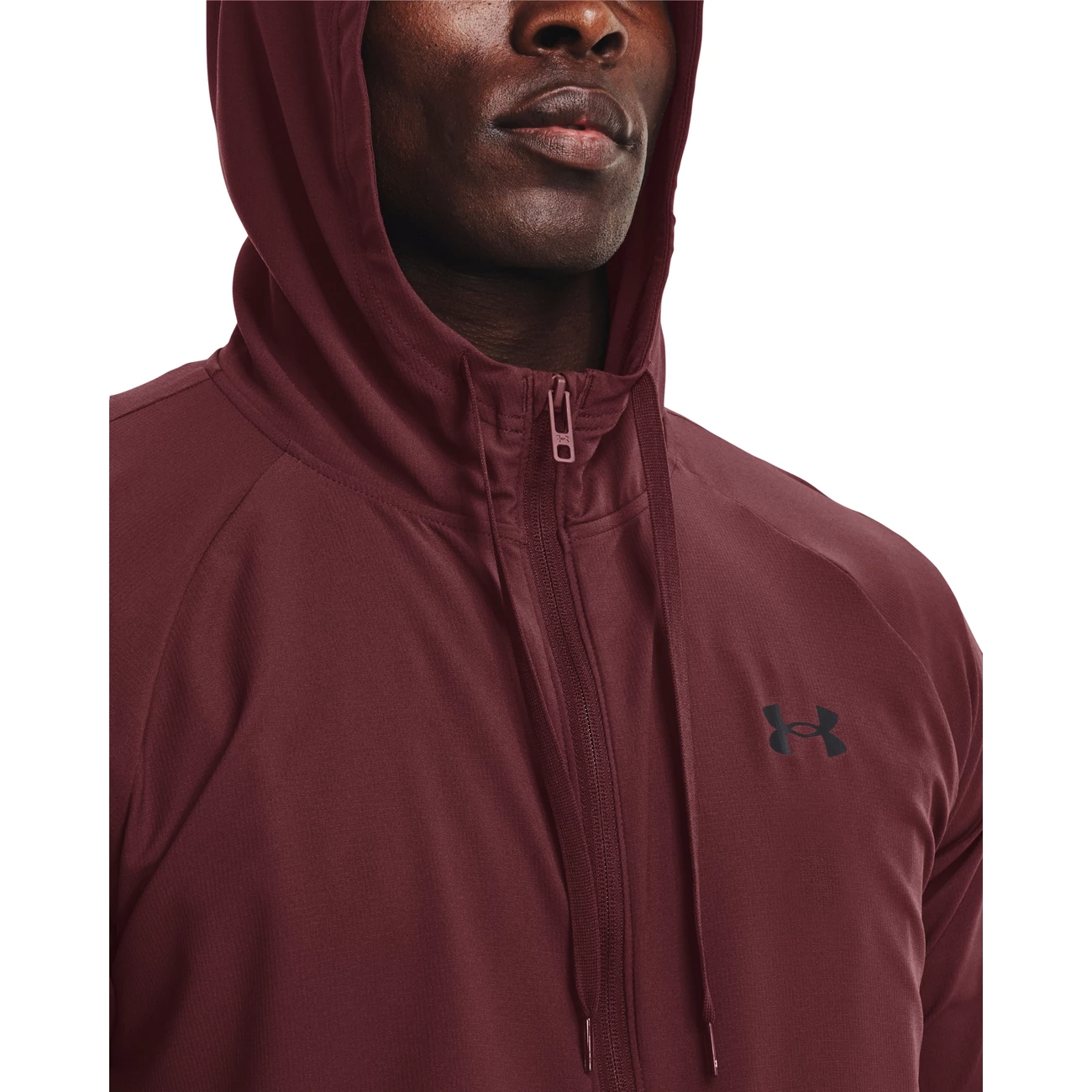 Promo 👏 Mode- Lifestyle Homme Under Armour Veste Imperméable Tissé Under Armour Perforated ROUGE 👏 3 Promo 👏 Mode- Lifestyle Homme Under Armour Veste Imperméable Tissé Under Armour Perforated ROUGE 👏 – Image 3