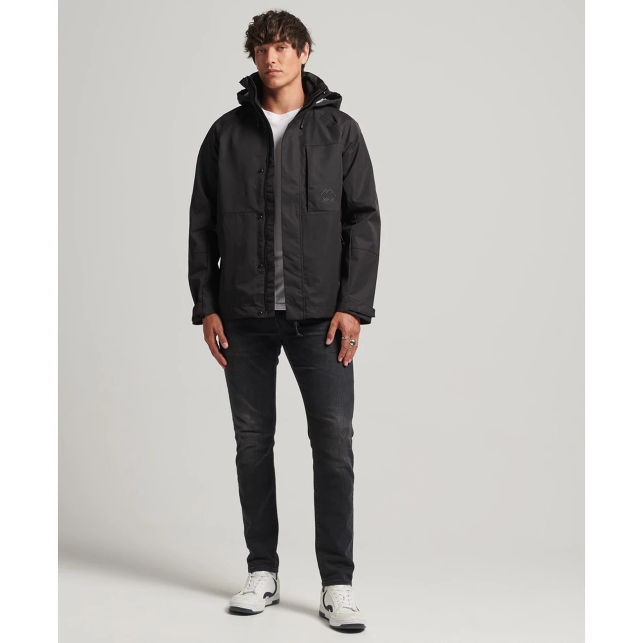 Promo ❤️ Mode- Lifestyle Homme Superdry Veste Imperméable Superdry Xpd NOIR 😀 5 Promo ❤️ Mode- Lifestyle Homme Superdry Veste Imperméable Superdry Xpd NOIR 😀 – Image 5