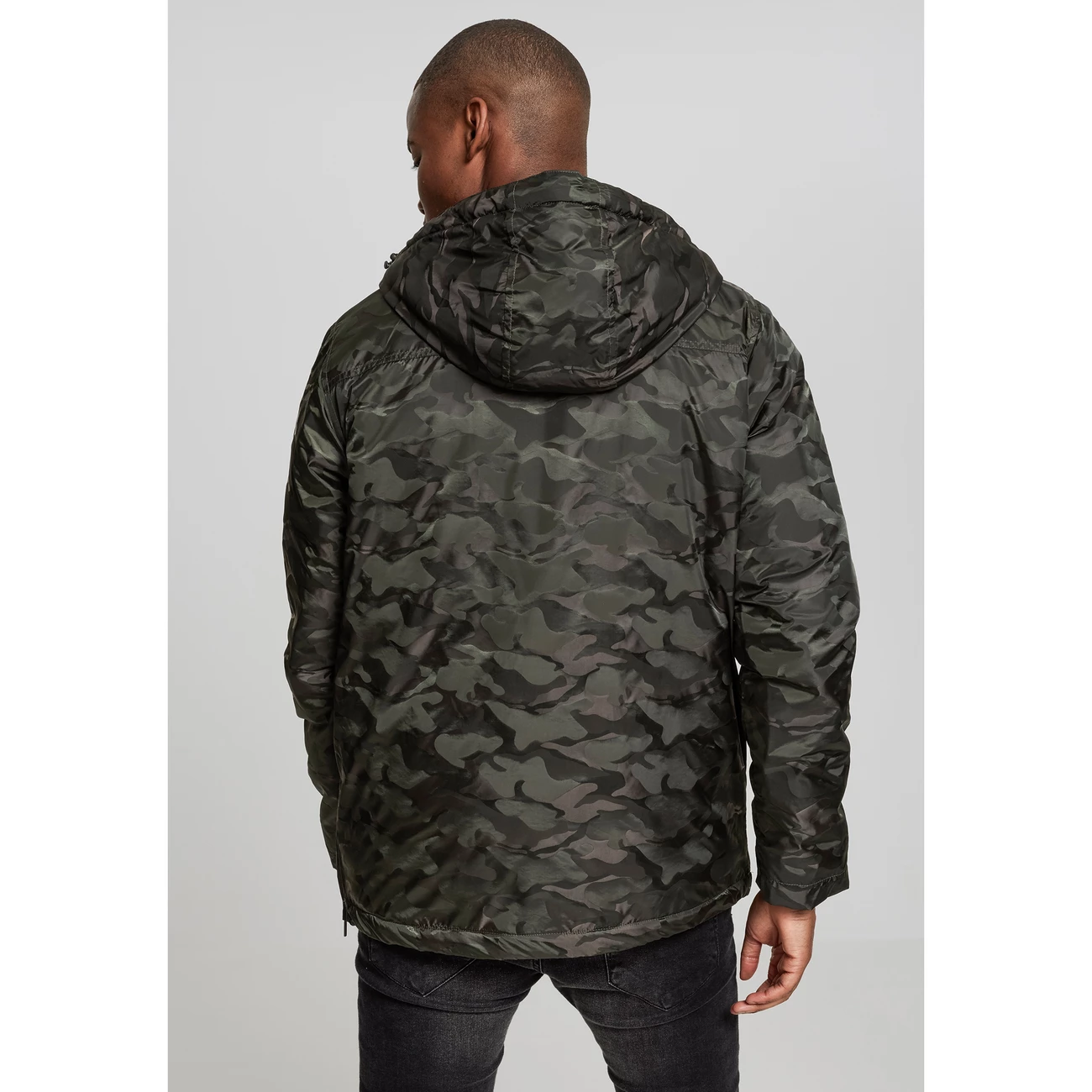 Nouveau ⌛ Mode- Lifestyle Homme Urban Classics Coupe Vent Urban Classic Padded Pull Over VERT 🎉 6 Nouveau ⌛ Mode- Lifestyle Homme Urban Classics Coupe Vent Urban Classic Padded Pull Over VERT 🎉 – Image 6