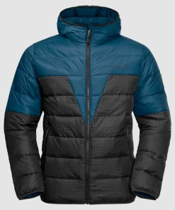 Remise 🎁 Randonnee Pedestre Homme Jack Wolfskin Doudoune Jack Wolfskin Dna Tundra 3xl BLEU ✨