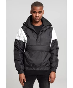 Sortie ⭐ Mode- Lifestyle Homme Urban Classics Coupe Vent Urban Classic 2-tone Pull Over NOIR 👏