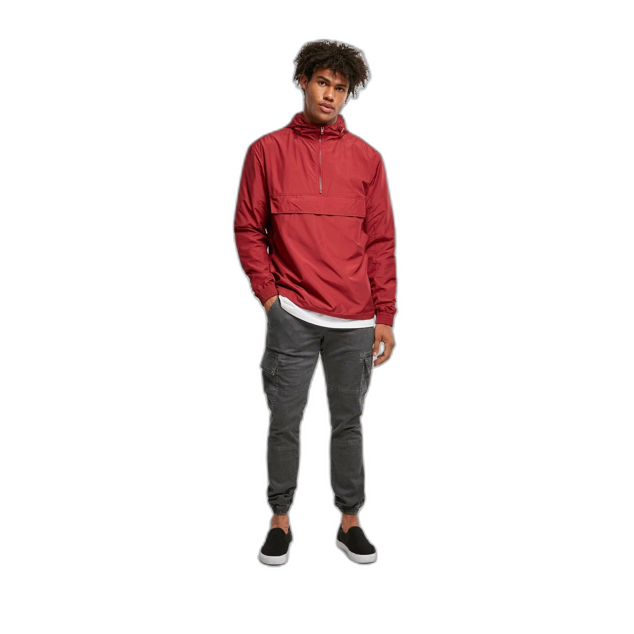 Coupon 😍 Mode- Lifestyle Homme Urban Classics Veste Imperméable Urban Classics Basic ROUGE 🎉 1 Coupon 😍 Mode- Lifestyle Homme Urban Classics Veste Imperméable Urban Classics Basic ROUGE 🎉