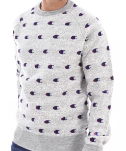Meilleure affaire ✔️ Loisirs Homme Champion Pull Laine Print Logos - Champion - Homme GRIS 🌟
