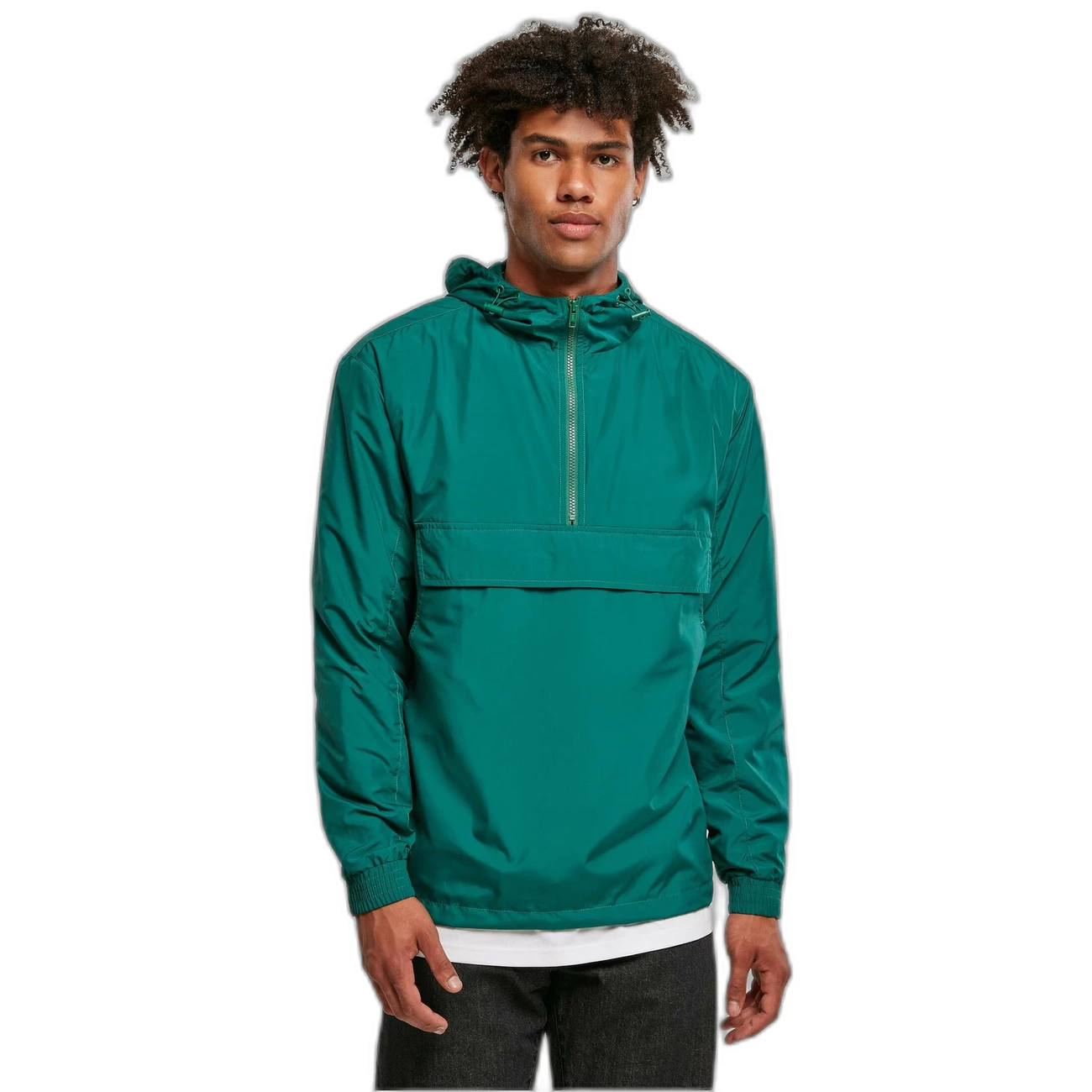 Meilleure affaire 😉 Mode- Lifestyle Homme Urban Classics Veste Imperméable Urban Classics Basic VERT ❤️ 4 Meilleure affaire 😉 Mode- Lifestyle Homme Urban Classics Veste Imperméable Urban Classics Basic VERT ❤️ – Image 4