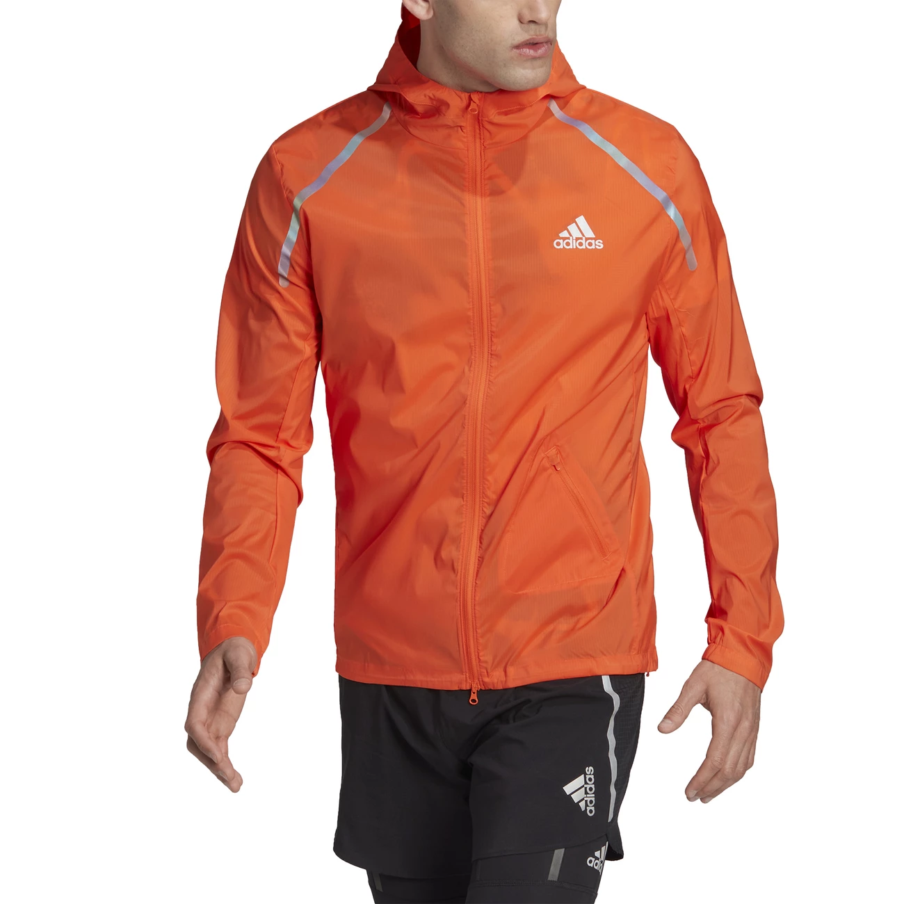 Promo ⭐ Course A Pied Homme Adidas Veste Imperméable Adidas Marathon NOIR 🌟 6 Promo ⭐ Course A Pied Homme Adidas Veste Imperméable Adidas Marathon NOIR 🌟 – Image 6
