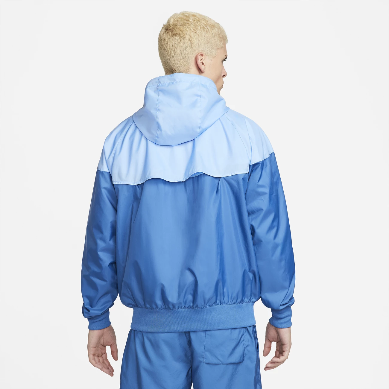 Promo 👏 Mode- Lifestyle Homme Nike Veste De Survêtement Nike Sportswear Heritage Essentials Windrunner BLEU 🥰 2 Promo 👏 Mode- Lifestyle Homme Nike Veste De Survêtement Nike Sportswear Heritage Essentials Windrunner BLEU 🥰 – Image 2