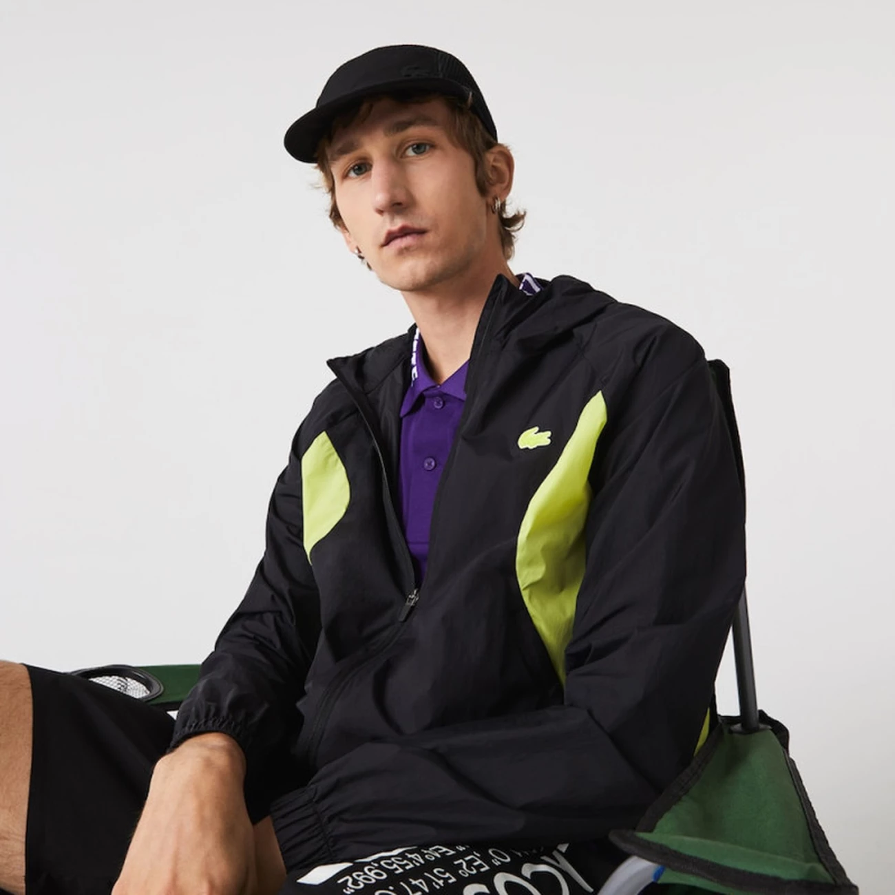 Nouveau 🌟 Mode Homme Lacoste Coupe-vent Homme Lacoste Sport Avec Fonction Compressible JAUNE ✨ 4 Nouveau 🌟 Mode Homme Lacoste Coupe-vent Homme Lacoste Sport Avec Fonction Compressible JAUNE ✨ – Image 4