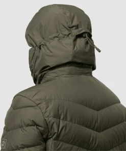 Meilleure affaire 🎉 Randonnee Pedestre Homme Jack Wolfskin Doudoune Jack Wolfskin Fairmont VERT 🔔