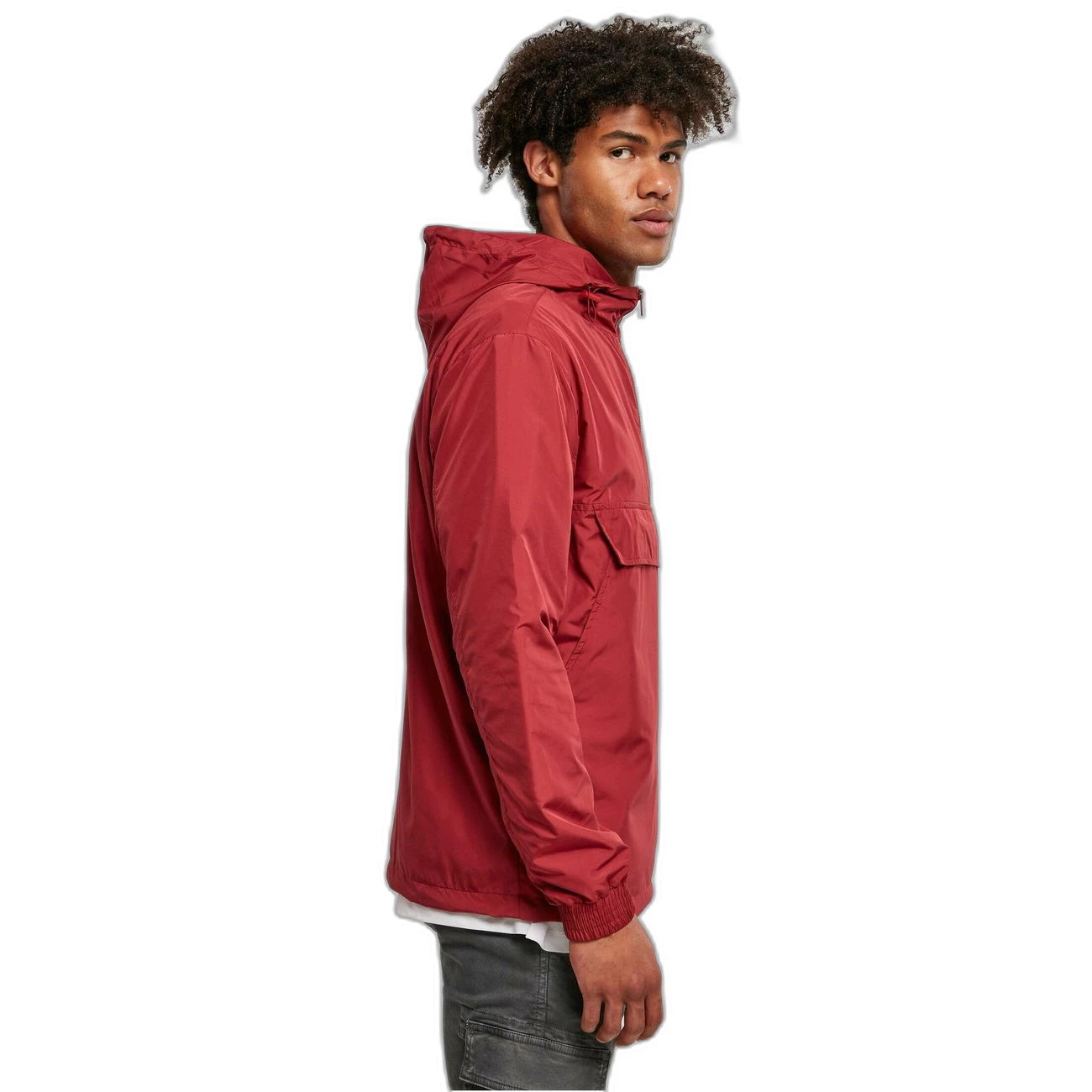Coupon 😍 Mode- Lifestyle Homme Urban Classics Veste Imperméable Urban Classics Basic ROUGE 🎉 6 Coupon 😍 Mode- Lifestyle Homme Urban Classics Veste Imperméable Urban Classics Basic ROUGE 🎉 – Image 6