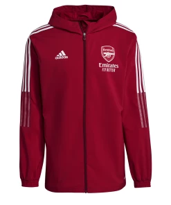 Coupon 🧨 Football Homme Adidas Veste De Présentation Arsenal Tiro ROUGE 🤩