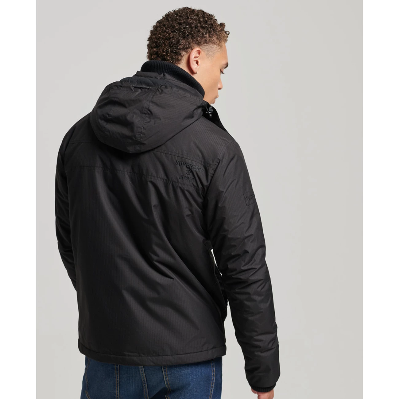 Promo 🔔 Mode- Lifestyle Homme Superdry Veste Imperméable Superdry Wind Yachter NOIR 🤩 4 Promo 🔔 Mode- Lifestyle Homme Superdry Veste Imperméable Superdry Wind Yachter NOIR 🤩 – Image 4