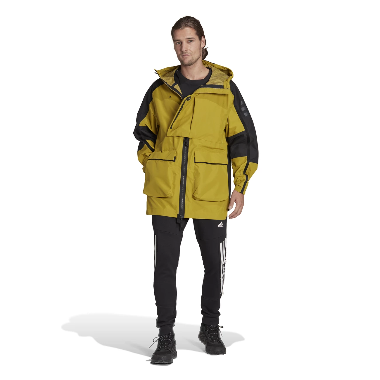 Grosses soldes 🔔 Randonnee Pedestre Homme Adidas Veste Imperméable Adidas Terrex Xploric City VERT ✔️ 4 Grosses soldes 🔔 Randonnee Pedestre Homme Adidas Veste Imperméable Adidas Terrex Xploric City VERT ✔️ – Image 4