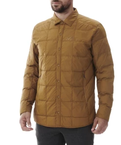 De gros 🎁 Randonnée Homme Millet Nidelva 👚 Shirt Jkt MARRON ❤️