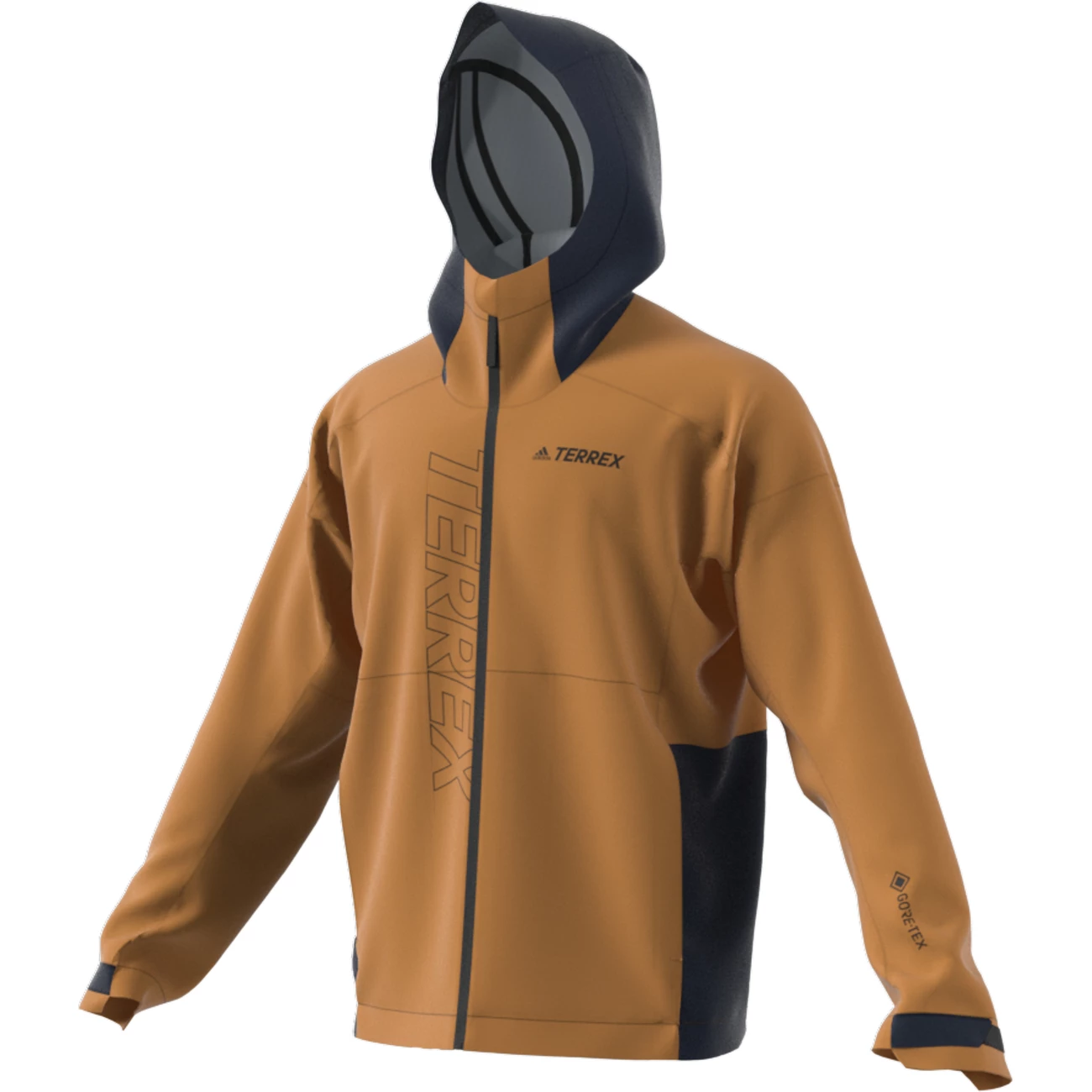 Le moins cher 🛒 Randonnee Pedestre Homme Adidas Veste De Pluie Adidas Terrex Gore-tex Paclite MARRON 🌟 5 Le moins cher 🛒 Randonnee Pedestre Homme Adidas Veste De Pluie Adidas Terrex Gore-tex Paclite MARRON 🌟 – Image 5