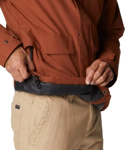 Nouveau 👏 Randonnee Pedestre Homme Columbia Veste Imperméable Columbia Firwood MARRON ✨