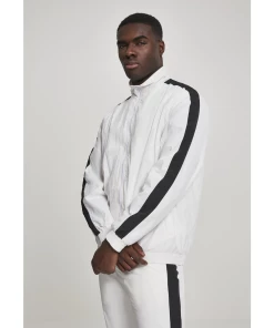 Vente flash 🧨 Multiactivité Homme Urban Classics Parka Urban Classic Striped Leeve BLANC 🎁