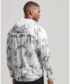 Bon marché ⌛ Course A Pied Homme Superdry Veste Imperméable Légère Superdry Run GRIS ⌛