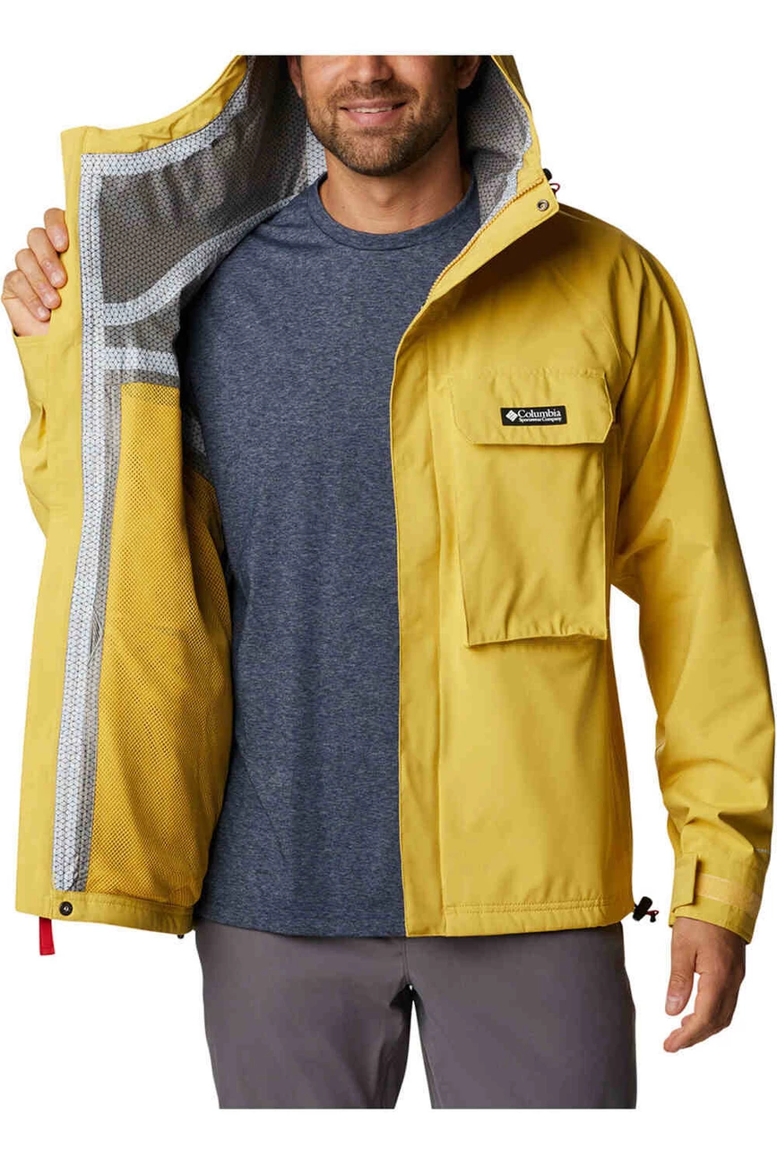 Promo ✨ Randonnee Pedestre Homme Columbia Veste Columbia Field Creek™ Fraser™ Shell JAUNE 🔥 4 Promo ✨ Randonnee Pedestre Homme Columbia Veste Columbia Field Creek™ Fraser™ Shell JAUNE 🔥 – Image 4