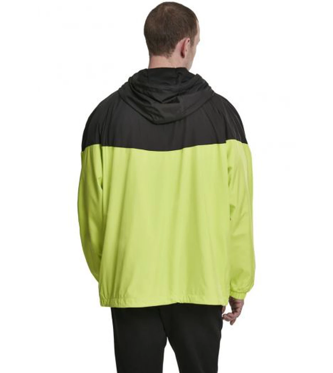 Offres 🔥 Mode- Lifestyle Homme Urban Classics Coupe Vent Urban Classic 2-tone NOIR 😍 4 Offres 🔥 Mode- Lifestyle Homme Urban Classics Coupe Vent Urban Classic 2-tone NOIR 😍 – Image 4