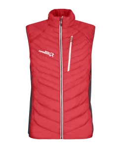 Remise 🛒 Randonnee Pedestre Homme Rock Doudoune Sans Manches Rock Experience Manitoba 2.0 ROUGE ✔️