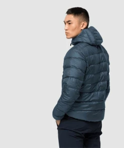 Tout neuf 😉 Randonnee Pedestre Homme Jack Wolfskin Doudoune À Capuche Jack Wolfskin Helium BLEU 👍 -THE NORTH FACE Shop c12f90b5dde943bd87f319da91a48fc1
