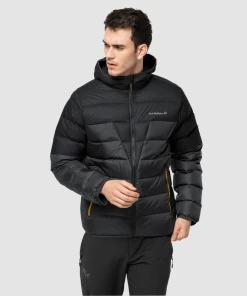 Coupon 🎉 Randonnee Pedestre Homme Jack Wolfskin Doudoune Jack Wolfskin Dna Tundra NOIR 😀