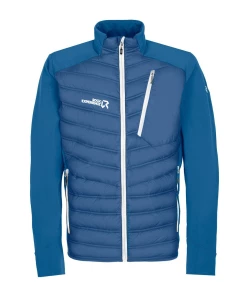 Le moins cher ❤️ Randonnee Pedestre Homme Rock Veste Hybride Rock Experience Parker BLEU 😉