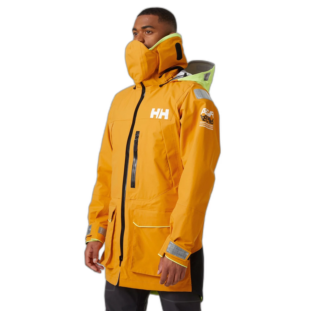 Le moins cher 🔔 Mode- Lifestyle Homme Helly Hansen Veste Imperméable Helly Hansen Aegir Ocean JAUNE 😍 4 Le moins cher 🔔 Mode- Lifestyle Homme Helly Hansen Veste Imperméable Helly Hansen Aegir Ocean JAUNE 😍 – Image 4