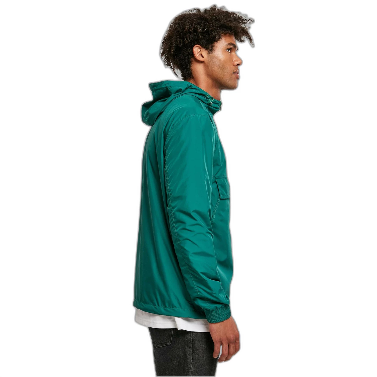 Meilleure affaire 😉 Mode- Lifestyle Homme Urban Classics Veste Imperméable Urban Classics Basic VERT ❤️ 2 Meilleure affaire 😉 Mode- Lifestyle Homme Urban Classics Veste Imperméable Urban Classics Basic VERT ❤️ – Image 2