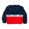 Budget 🤩 Mode- Lifestyle Homme Levi's Coupe-vent 1/4 Zip Bleu/rouge Enfant Levis Half BLEU 🧨