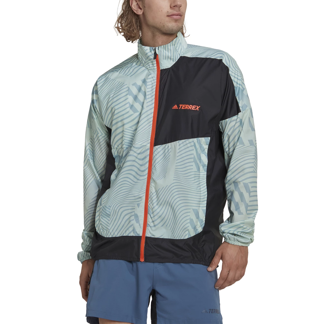 Top 10 💯 Course A Pied Homme Adidas Veste Imperméable Adidas Terrex Trail GRIS 👍 3 Top 10 💯 Course A Pied Homme Adidas Veste Imperméable Adidas Terrex Trail GRIS 👍 – Image 3